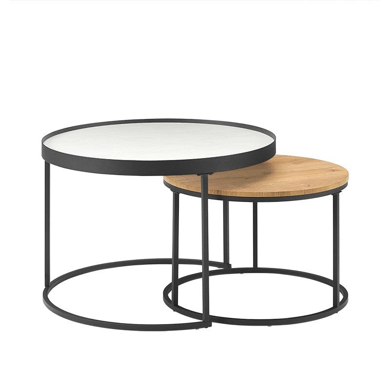 2 Piece Nesting Coffee Table Set