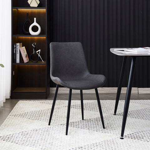 Apollo Dining Chairs - Dark Grey (4pce) Unclassified Criterion 