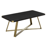 CAPRI Coffee Table - Black and Gold Unclassified Criterion 