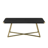 CAPRI Coffee Table - Black and Gold Unclassified Criterion 