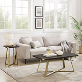 CAPRI Coffee Table - Black and Gold Unclassified Criterion 