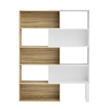 Accord Expandable Bookcase - Oak and White Unclassified Criterion 