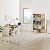 Accord Expandable Bookcase - Oak and White Unclassified Criterion 